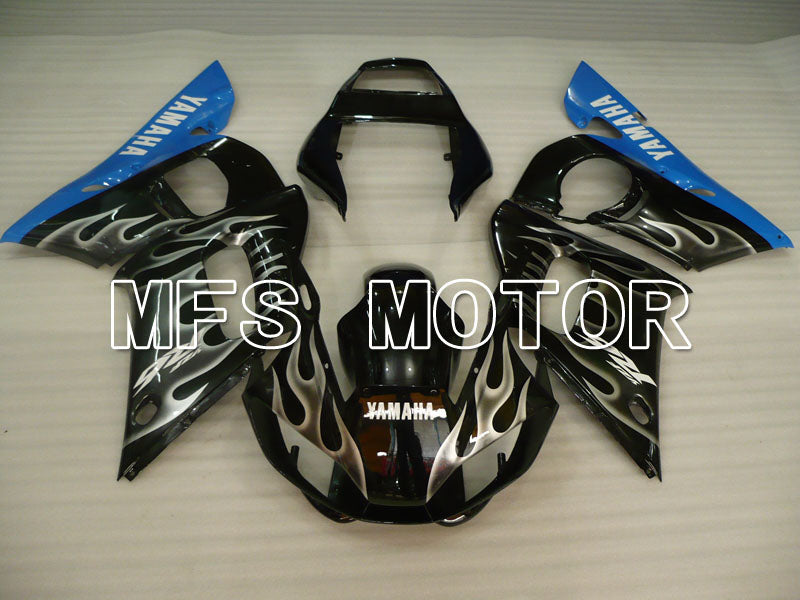 Yamaha YZF-R6 1998-2002 Injection ABS Fairing - Flame - Black White - MFS3563 - Fairings Kit