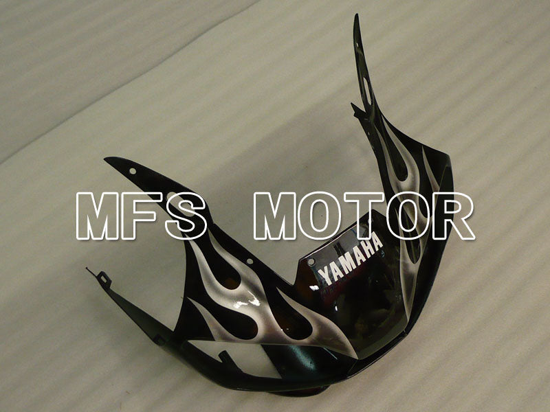 Yamaha YZF-R6 1998-2002 Injection ABS Fairing - Flame - Black White - MFS3563 - Fairings Kit