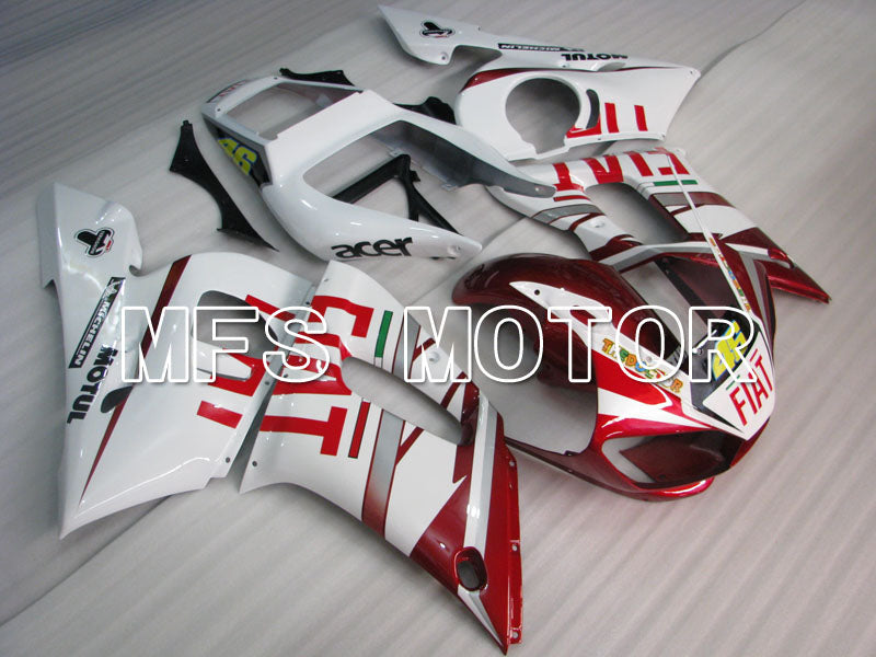 Yamaha YZF-R6 1998-2002 Injection ABS Fairing - FIAT - Red White - MFS3571 - Fairings Kit