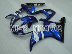 Yamaha YZF-R6 2003-2004 Injection ABS Fairing - Factory Style - Blue White - MFS3572 - Fairings Kit