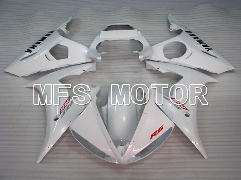 Yamaha YZF-R6 2003-2004 Injection ABS Fairing - Factory Style - White - MFS3575 - Fairings Kit