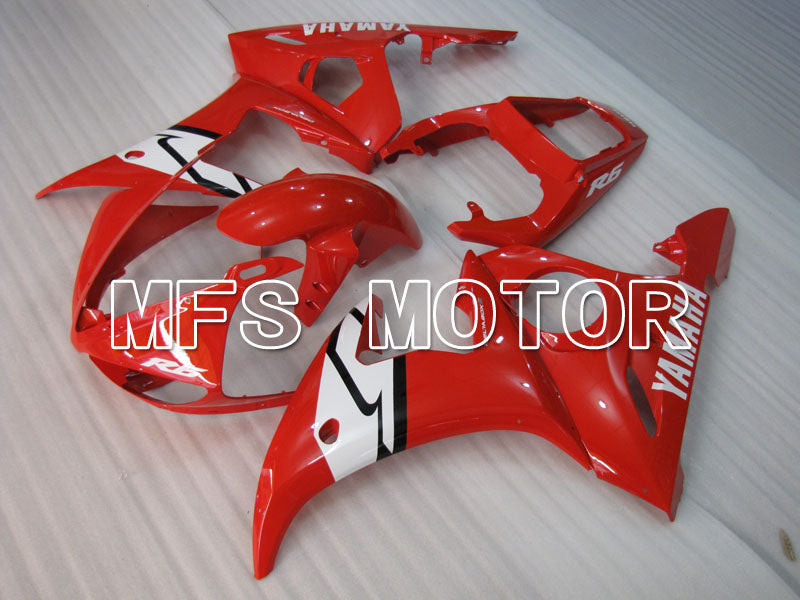 Yamaha YZF-R6 2003-2004 Injection ABS Fairing - Factory Style - Red White - MFS3579 - Fairings Kit