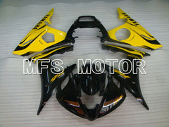 Yamaha YZF-R6 2003-2004 Injection ABS Fairing - Factory Style - Yellow Black - MFS3586 - Fairings Kit