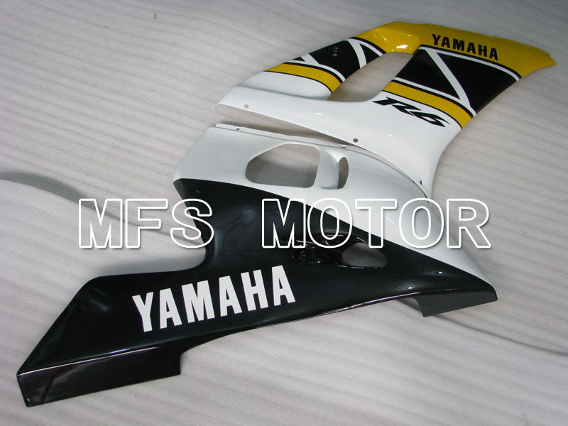 Yamaha YZF-R6 1998-2002 Injection ABS Fairing - Factory Style - Black White Yellow - MFS3588 - Fairings Kit