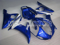 Yamaha YZF-R6 2003-2004 Injection ABS Fairing - Factory Style - Blue White - MFS3594 - Fairings Kit