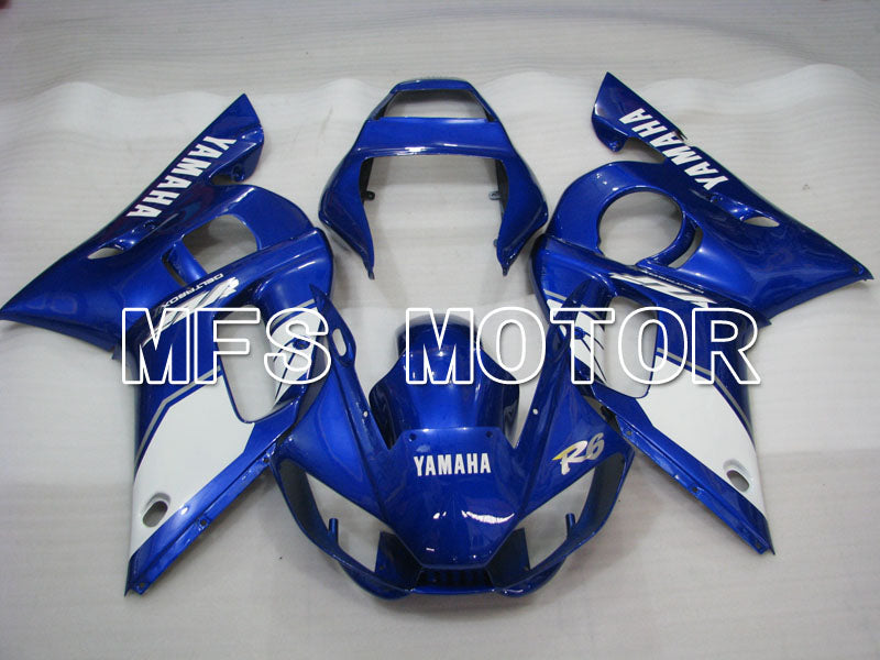 Yamaha YZF-R6 1998-2002 Injection ABS Fairing - Factory Style - Blue White - MFS3596 - Fairings Kit