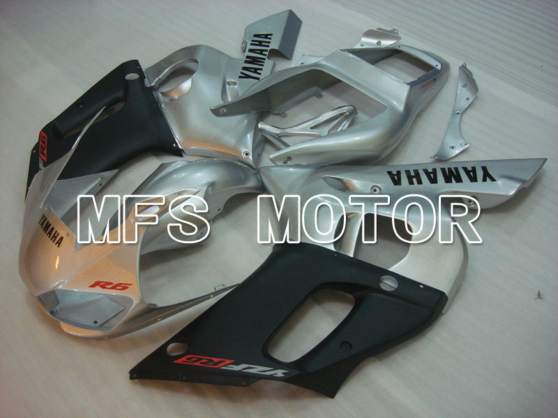 Yamaha YZF-R6 1998-2002 Injection ABS Fairing - Factory Style - Black Silver - MFS3599 - Fairings Kit