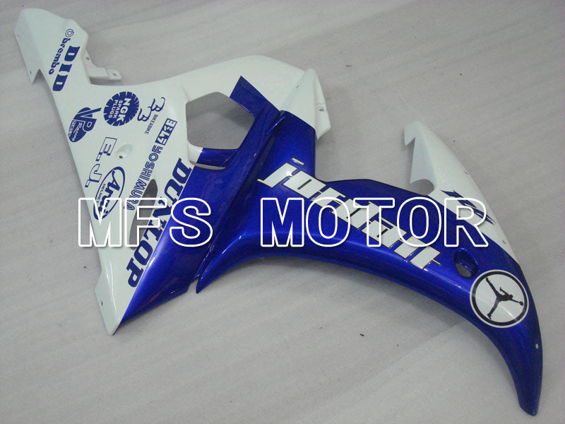 Yamaha YZF-R6 2005 Injection ABS Fairing - Jordan - Blue White - MFS3608 - Fairings Kit
