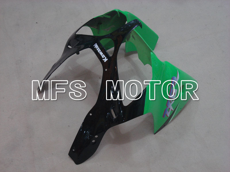 Kawasaki NINJA ZX6R 2000-2002 Injection ABS Fairing - Factory Style - Black Green White - MFS3618 - Fairings Kit
