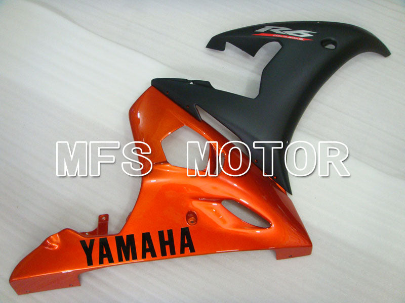 Yamaha YZF-R6 2005 Injection ABS Fairing - Factory Style - Black Matte Orange - MFS3633 - Fairings Kit