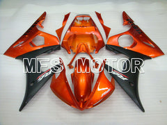Yamaha YZF-R6 2005 Injection ABS Fairing - Factory Style - Black Matte Orange - MFS3633 - Fairings Kit