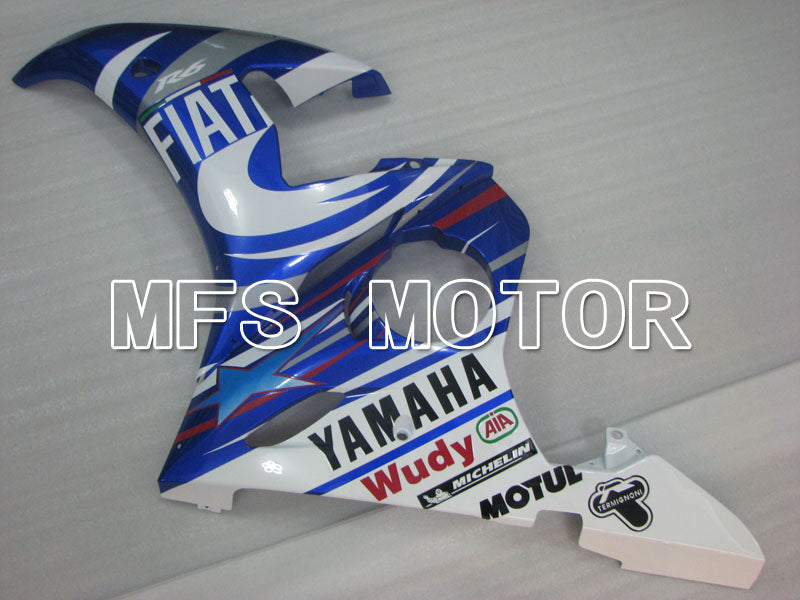 Yamaha YZF-R6 2003-2004 Injection ABS Fairing - FIAT - Blue White - MFS3635 - Fairings Kit