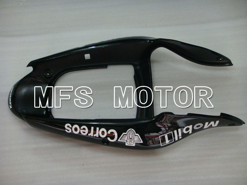 Kawasaki NINJA ZX6R 2000-2002 Injection ABS Fairing - West - Black White - MFS3653 - Fairings Kit