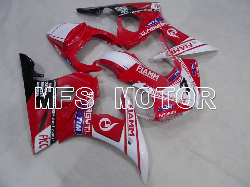 Yamaha YZF-R6 2005 Injection ABS Fairing - FIAMM - Red White - MFS3654 - Fairings Kit