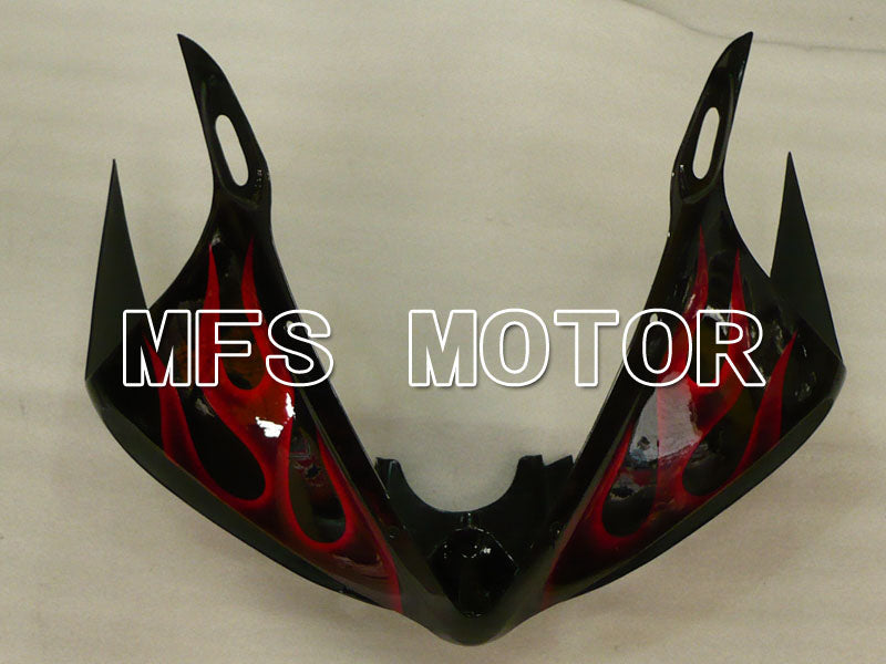 Yamaha YZF-R6 2003-2004 Injection ABS Fairing - Flame - Red wine color Black - MFS3657 - Fairings Kit