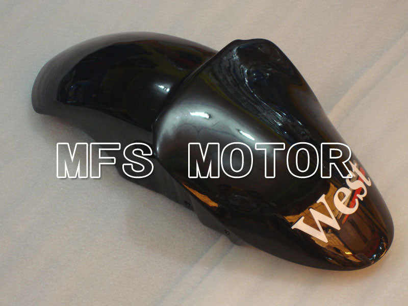 Kawasaki NINJA ZX6R 2000-2002 Injection ABS Fairing - West - Black White - MFS3658 - Fairings Kit