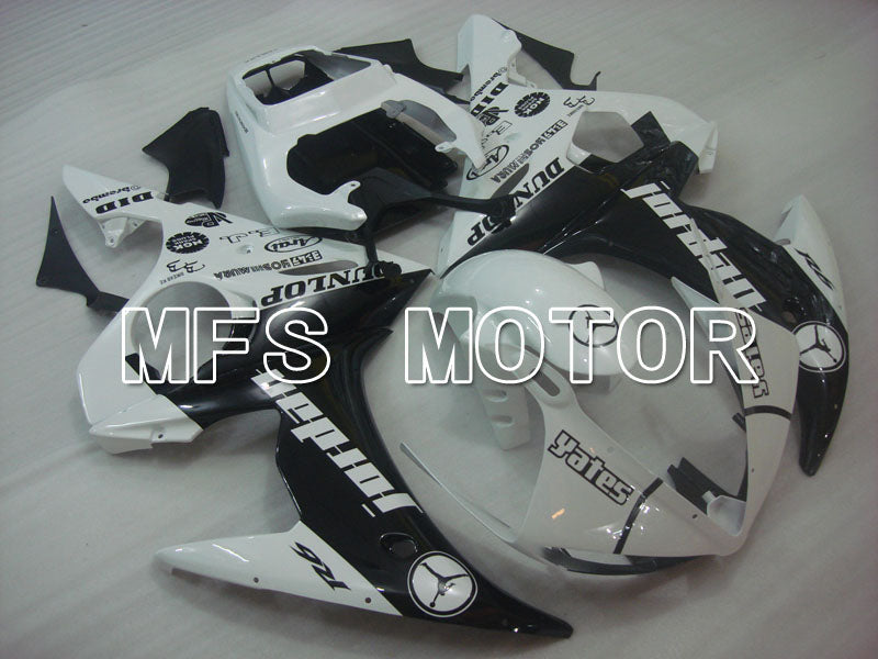 Yamaha YZF-R6 2005 Injection ABS Fairing - Jordan - Black White - MFS3678 - Fairings Kit
