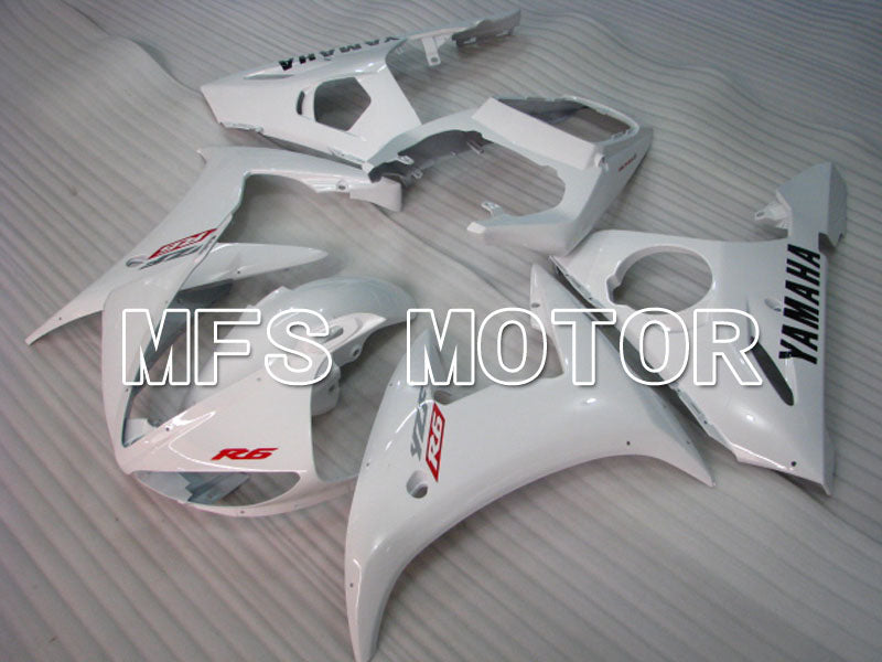 Yamaha YZF-R6 2005 Injection ABS Fairing - Factory Style - White - MFS3703 - Fairings Kit