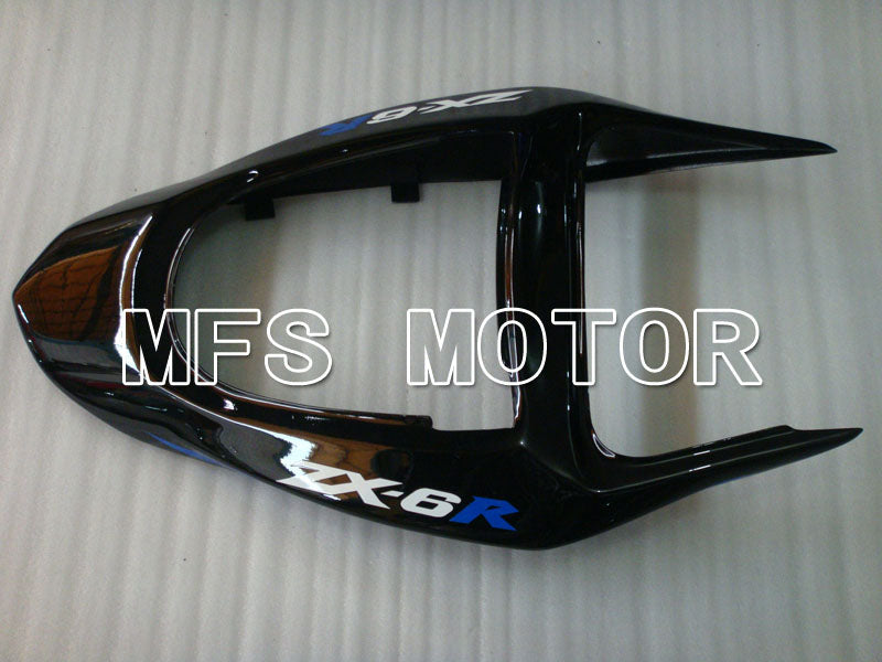 Kawasaki NINJA ZX6R 2003-2004 Injection ABS Fairing - Flame - Black Blue - MFS3710 - Fairings Kit