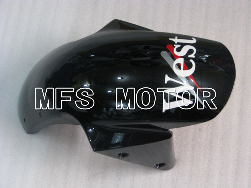 Kawasaki NINJA ZX6R 2003-2004 Injection ABS Fairing - West - Black White - MFS3720 - Fairings Kit
