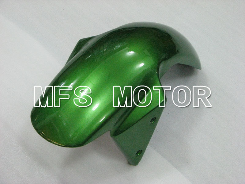 Kawasaki NINJA ZX6R 2003-2004 Injection ABS Fairing - Flame - Black Green - MFS3725 - Fairings Kit
