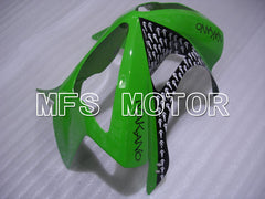 Kawasaki NINJA ZX6R 2003-2004 Injection ABS Fairing - Factory Style - Black Green - MFS3705 - Fairings Kit