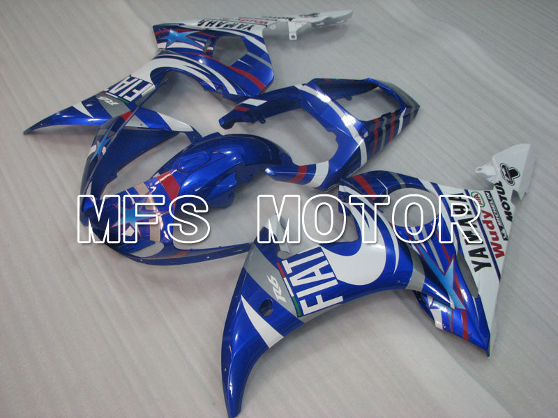 Yamaha YZF-R6 2005 Injection ABS Fairing - FIAT - Blue White - MFS3761 - Fairings Kit