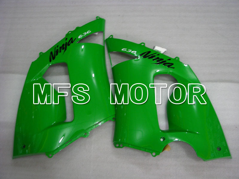 Kawasaki NINJA ZX6R 2005-2006 Injection ABS Fairing - Factory Style - Green - MFS3762 - Fairings Kit