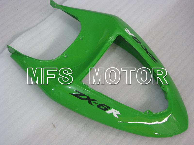 Kawasaki NINJA ZX6R 2005-2006 Injection ABS Fairing - Factory Style - Green - MFS3768 - Fairings Kit