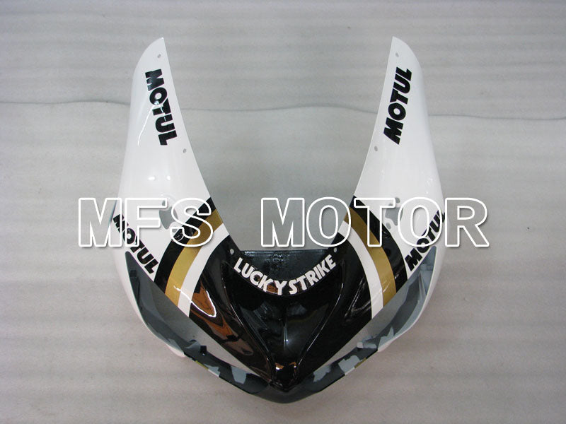 Kawasaki NINJA ZX6R 2005-2006 Injection ABS Fairing - Lucky Strike - Black White - MFS3773 - Fairings Kit