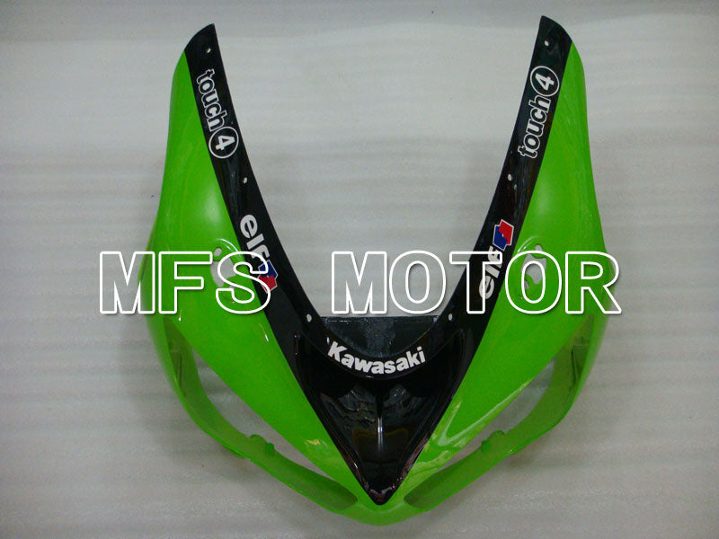 Kawasaki NINJA ZX6R 2005-2006 Injection ABS Fairing - Monster - Black Green - MFS3780 - Fairings Kit