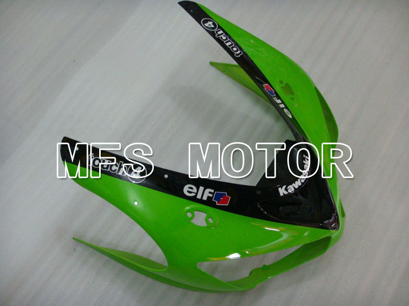 Kawasaki NINJA ZX6R 2005-2006 Injection ABS Fairing - Monster - Black Green - MFS3780 - Fairings Kit