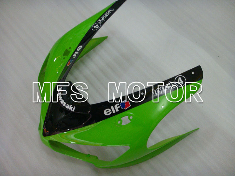Kawasaki NINJA ZX6R 2005-2006 Injection ABS Fairing - Monster - Black Green - MFS3780 - Fairings Kit
