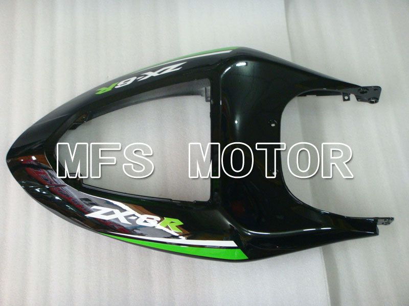 Kawasaki NINJA ZX6R 2005-2006 Injection ABS Fairing - Factory Style - Black Green - MFS3785 - Fairings Kit