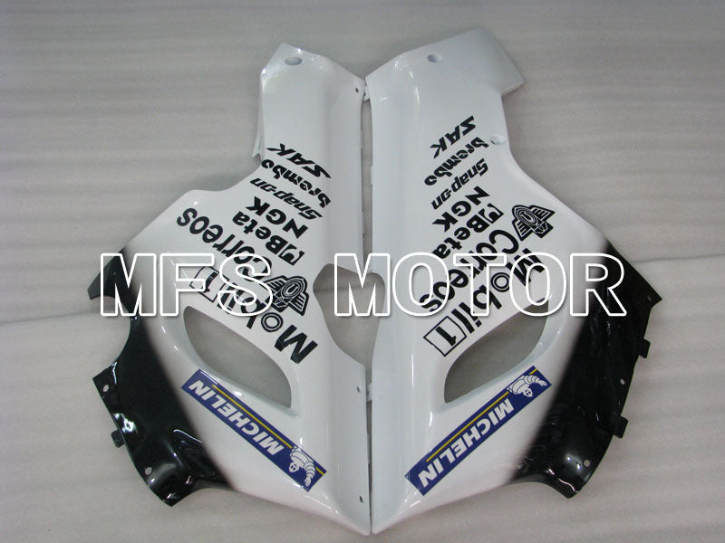 Kawasaki NINJA ZX6R 2005-2006 Injection ABS Fairing - West - Black White - MFS3787 - Fairings Kit