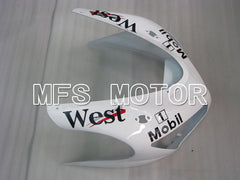 Kawasaki NINJA ZX6R 2005-2006 Injection ABS Fairing - West - Black White - MFS3787 - Fairings Kit