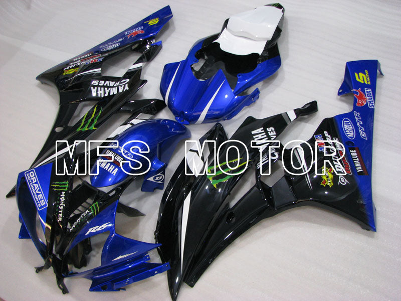 Yamaha YZF-R6 2006-2007 Injection ABS Fairing - Monster - Blue Black - MFS3798 - Fairings Kit