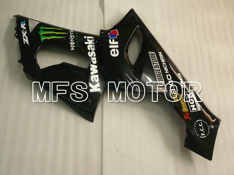 Kawasaki NINJA ZX6R 2005-2006 Injection ABS Fairing - Monster - Black - MFS3799 - Fairings Kit