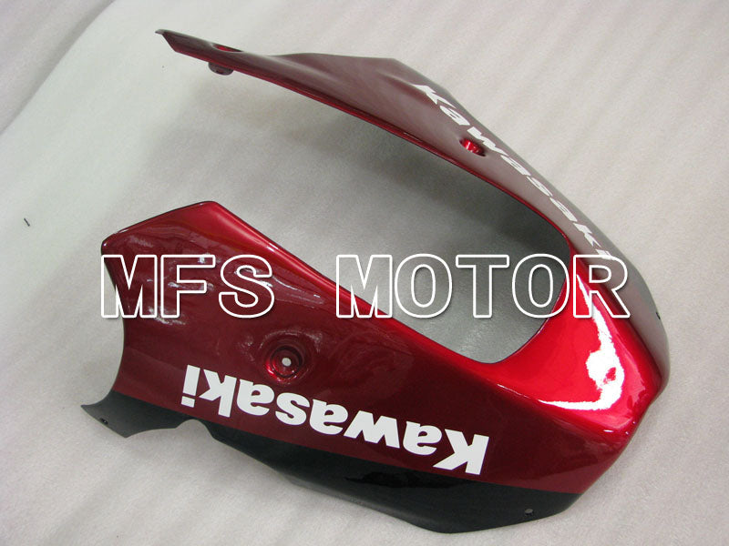 Kawasaki NINJA ZX9R 2000-2001 ABS Fairing - Flame - Black Red - MFS3830 - Fairings Kit