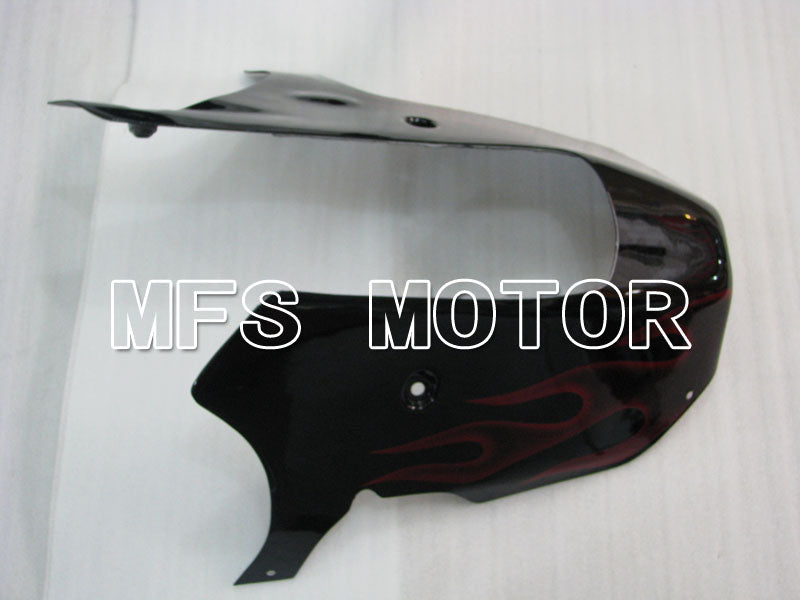 Kawasaki NINJA ZX9R 2000-2001 ABS Fairing - Flame - Black Red - MFS3834 - Fairings Kit