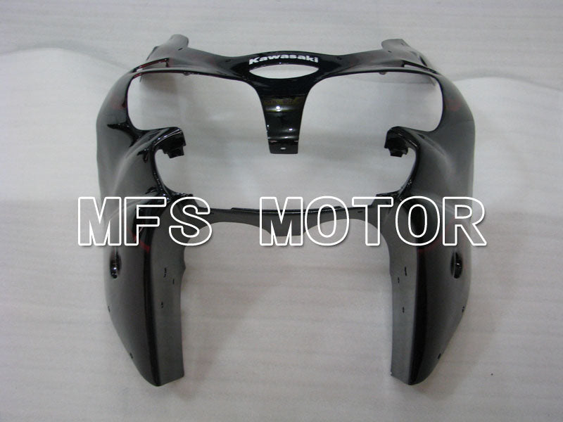 Kawasaki NINJA ZX9R 2000-2001 ABS Fairing - Flame - Black Red - MFS3834 - Fairings Kit