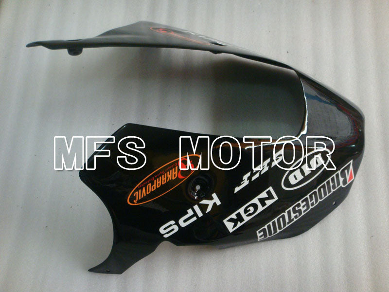 Kawasaki NINJA ZX9R 2000-2001 ABS Fairing - Factory Style - Black Green - MFS3838 - Fairings Kit