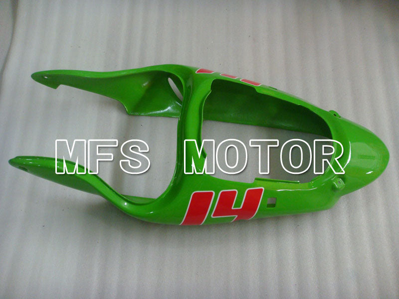 Kawasaki NINJA ZX9R 2000-2001 ABS Fairing - Factory Style - Black Green - MFS3838 - Fairings Kit
