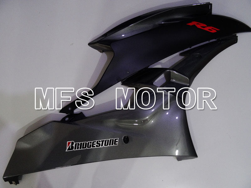 Yamaha YZF-R6 2006-2007 Injection ABS Fairing - Factory Style - Silver Black Matte - MFS3839 - Fairings Kit