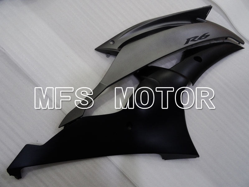 Yamaha YZF-R6 2008-2016 Injection ABS Fairing - Factory Style - Matte Black Gray - MFS3844 - Fairings Kit