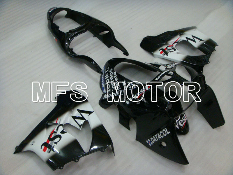 Kawasaki NINJA ZX9R 2000-2001 ABS Fairing - West - Black White - MFS3845 - Fairings Kit