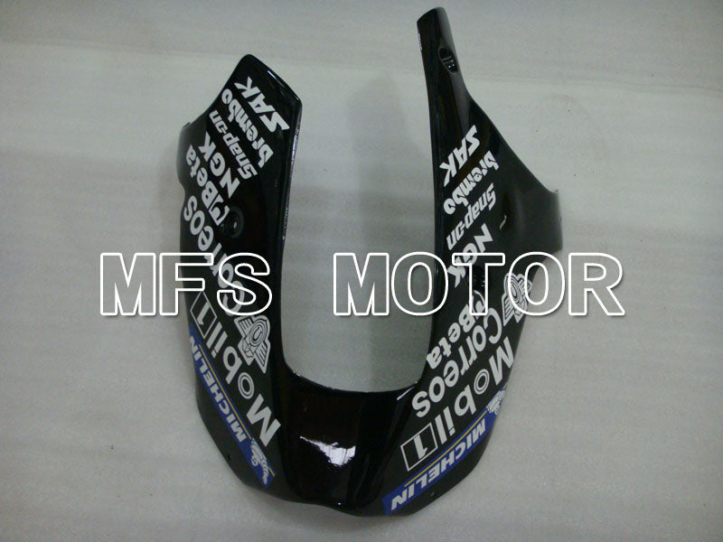 Kawasaki NINJA ZX9R 2000-2001 ABS Fairing - West - Black White - MFS3845 - Fairings Kit