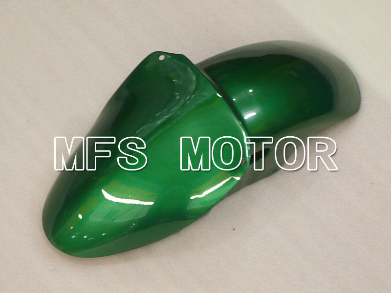 Kawasaki NINJA ZX9R 2000-2001 ABS Fairing - Flame - Green Silver - MFS3854 - Fairings Kit