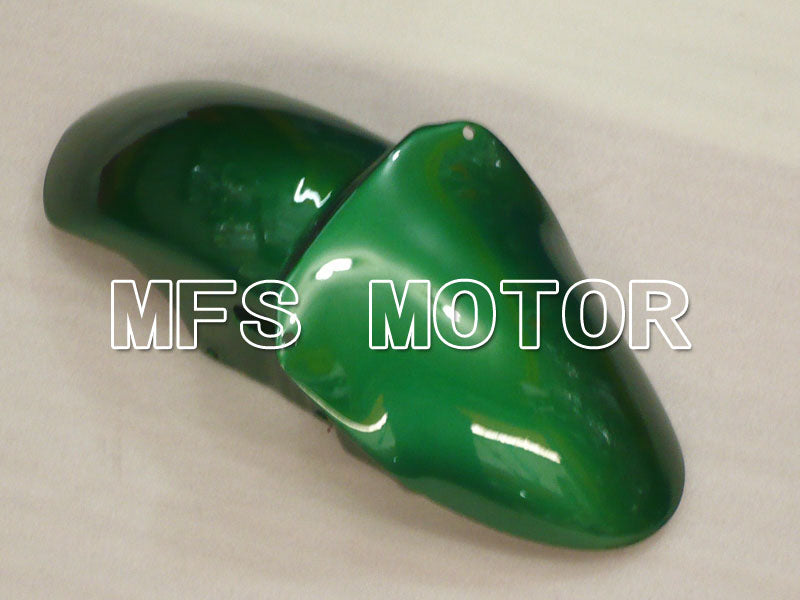 Kawasaki NINJA ZX9R 2000-2001 ABS Fairing - Flame - Green Silver - MFS3854 - Fairings Kit