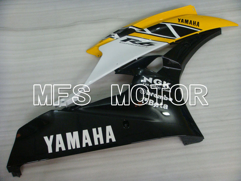 Yamaha YZF-R6 2006-2007 Injection ABS Fairing - Factory Style - Black Yellow - MFS3863 - Fairings Kit
